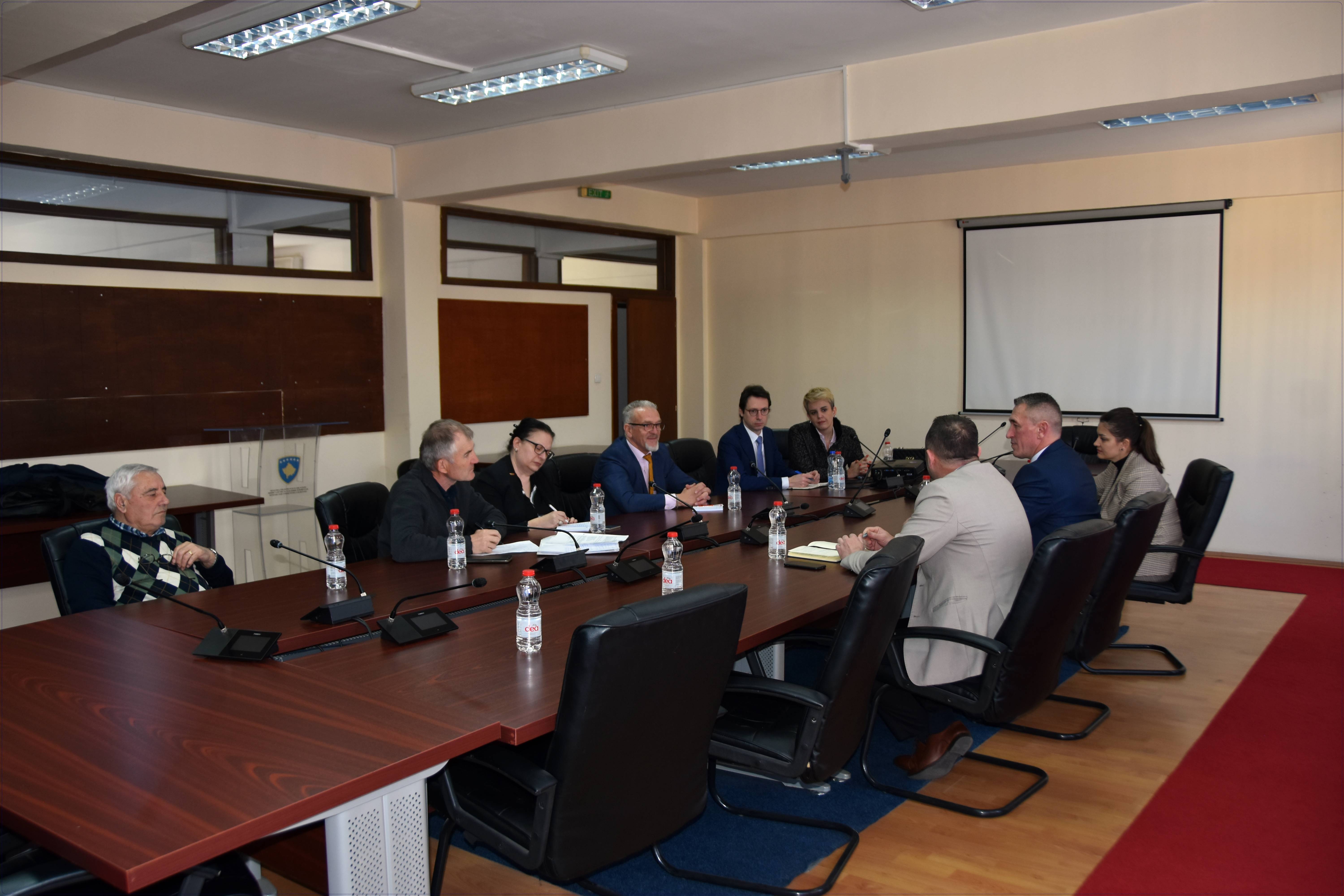 MINISTRI RASHIQ TAKOHET ME PËRFAQËSUESIT E QENDRËS PËR NDËRMJETËSIM INTEGRATIV NË BERLIN DHE PËRFAQËSUESIT E PERSONAVE TË ZHVENDOSUR TË FSHATIT MUSHITISHTË