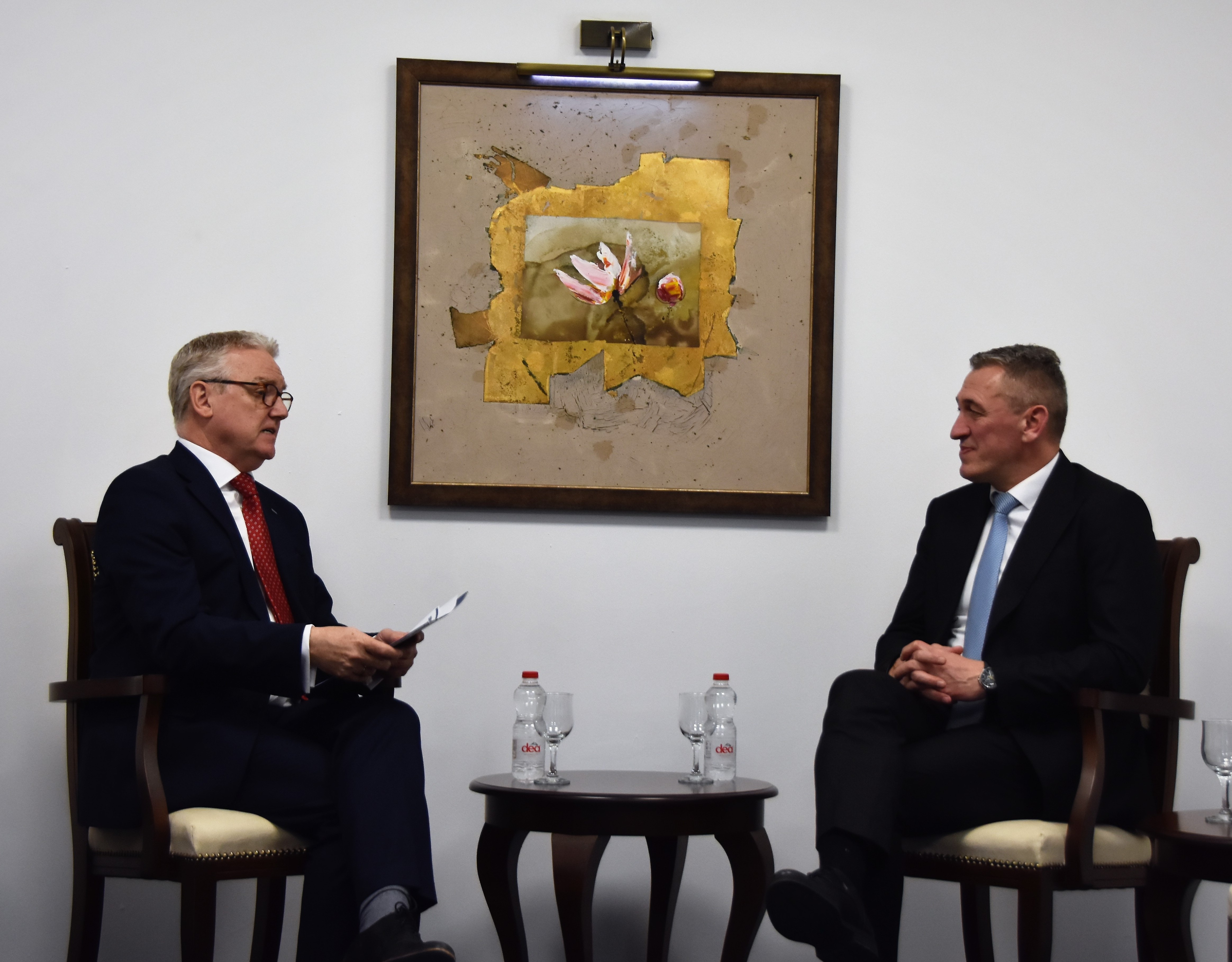 Ministri Rashiq u takua me ambasadorin e OSBE-së Gerard McGurk